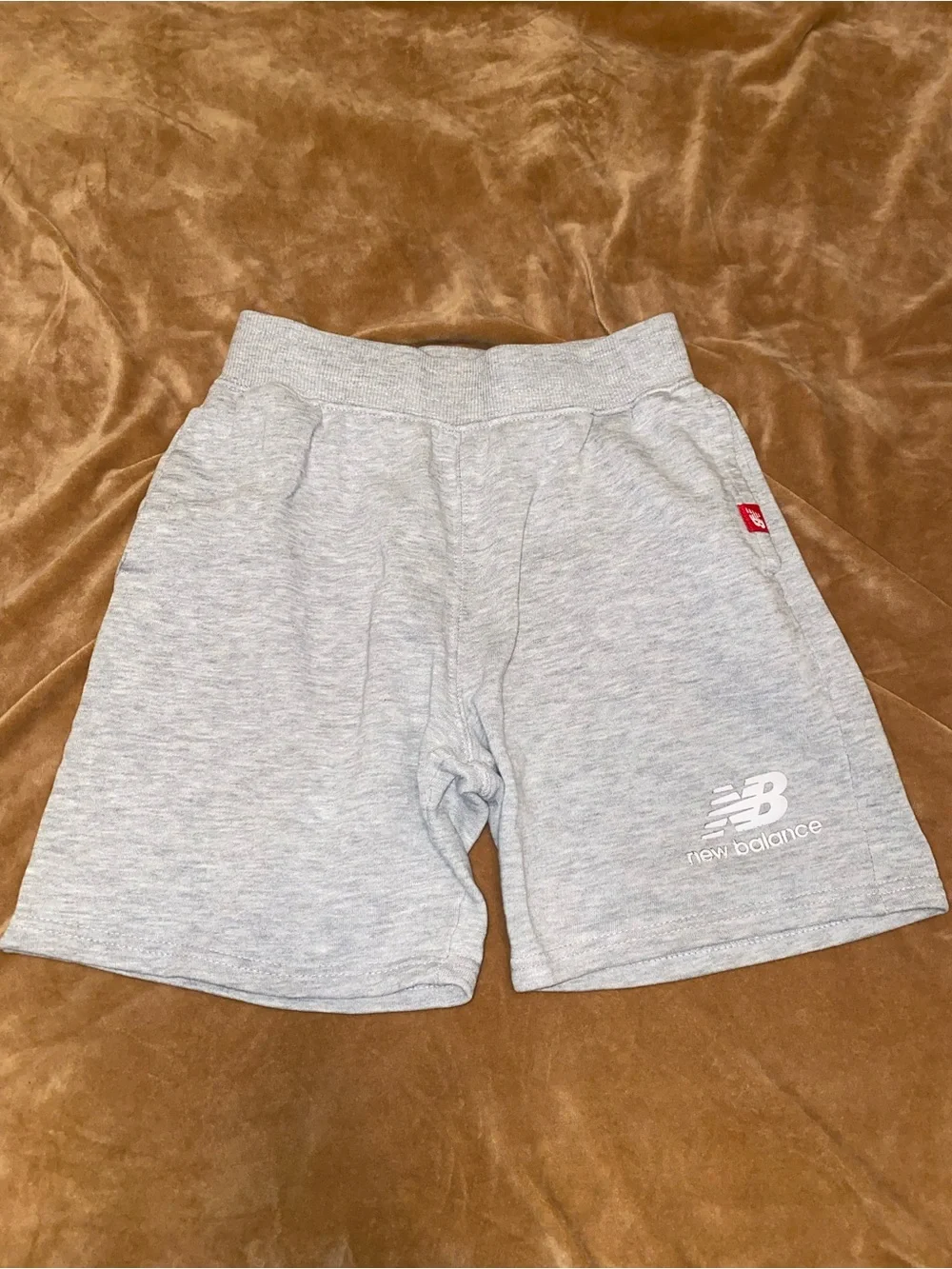 New Balance Kids Shorts - Light Gray & Black